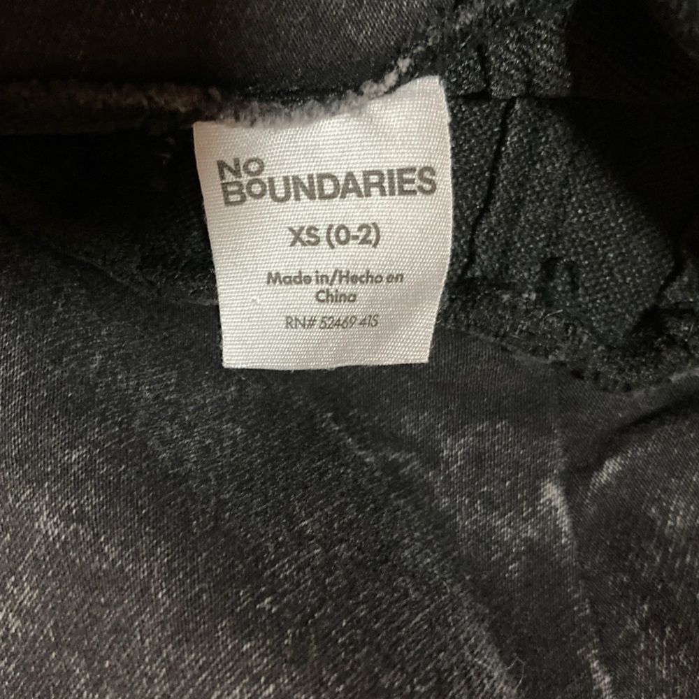 No Boundaries Charcoal Denim Dress - Picture 2 of 6